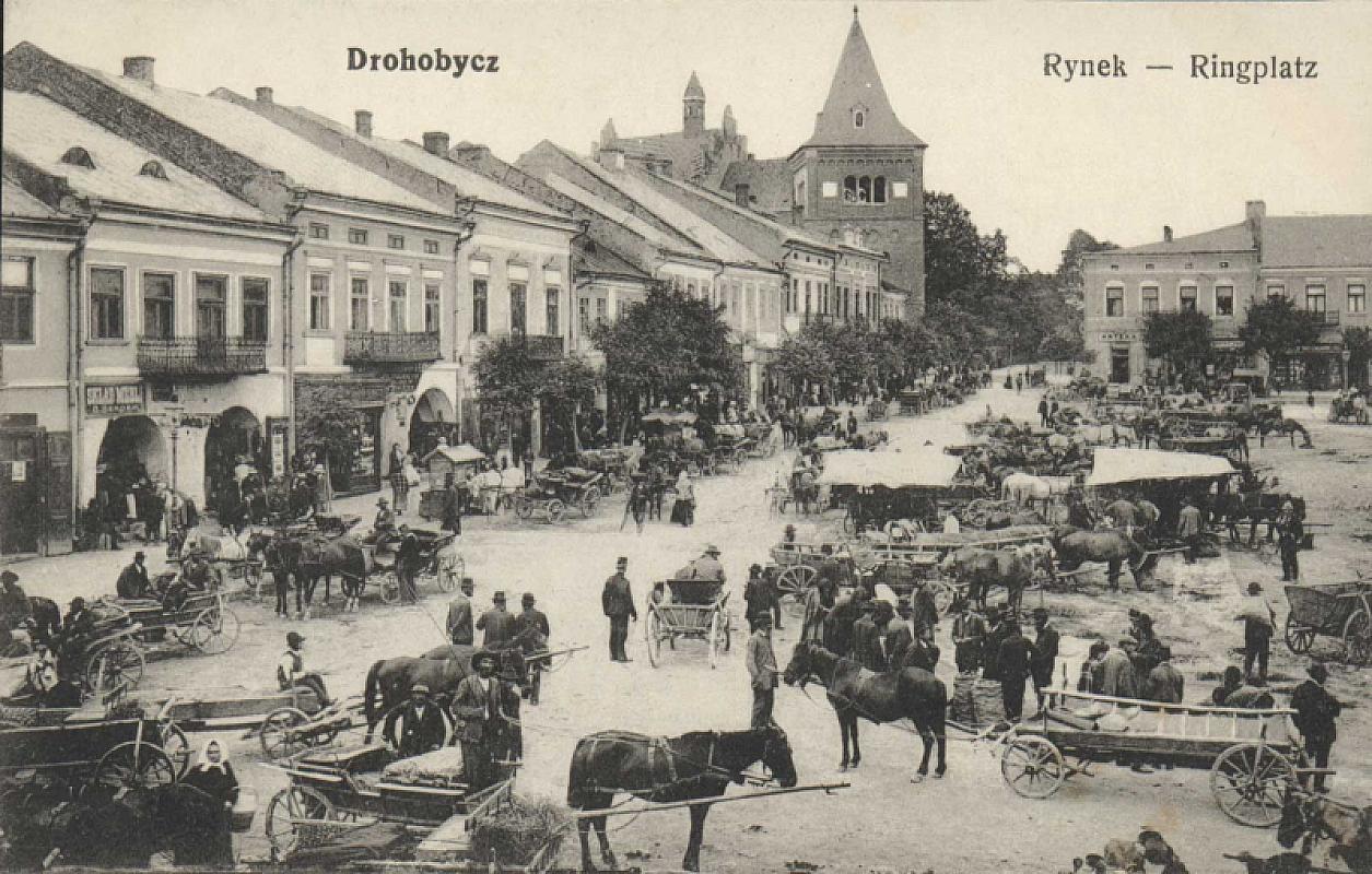 Drohobytsch, um 1905, Ansichtskarte, Tomasz Wiśniewski