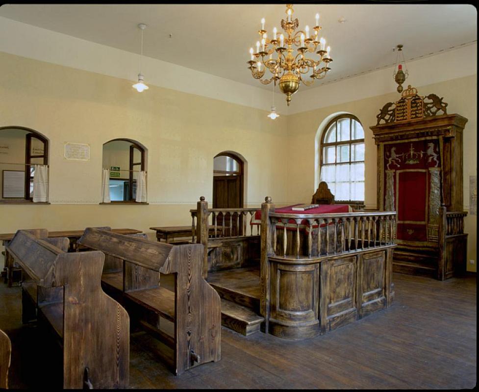 Oświęcim, 2009, Innenansicht der Chewra-Lomdei-Meshnajot-Synagoge, Centrum Żydowskie w Oświęcimiu