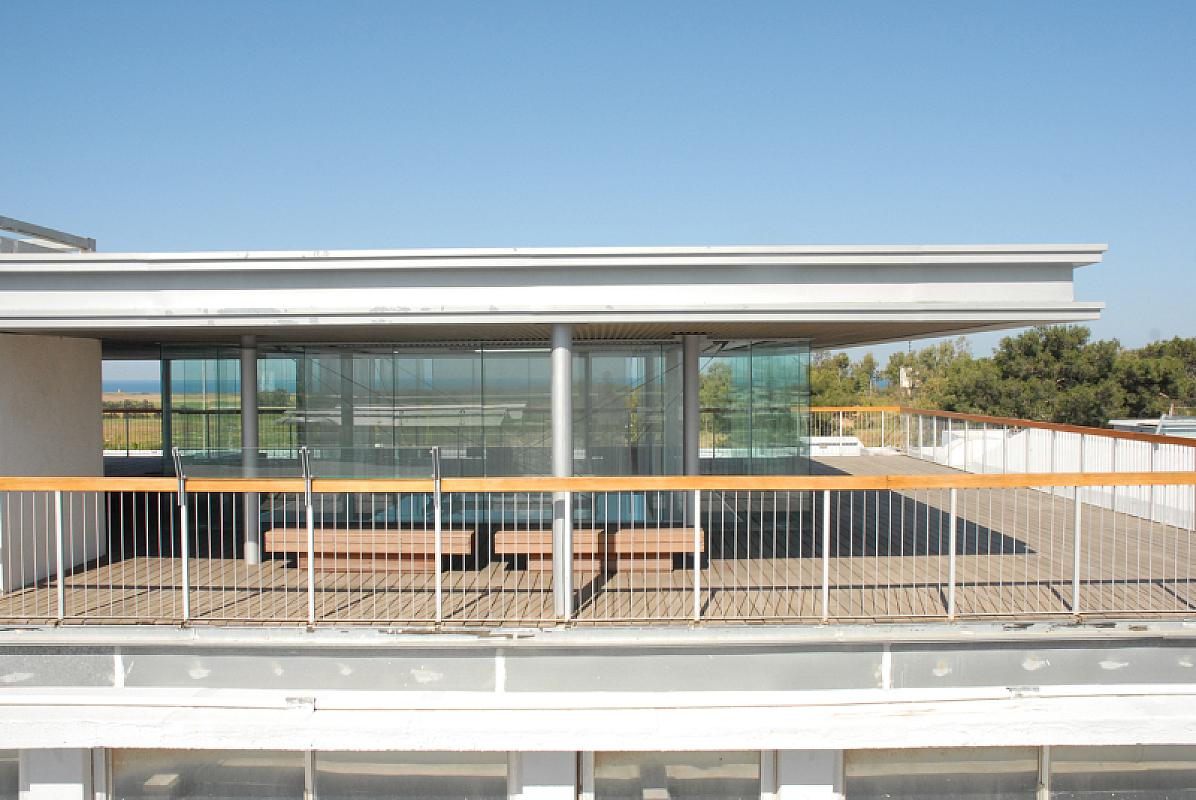 Lohamei Haghetaot, o.D., Aussichtsplattform auf dem Museumsdach, Beit Lohamei Haghetaot