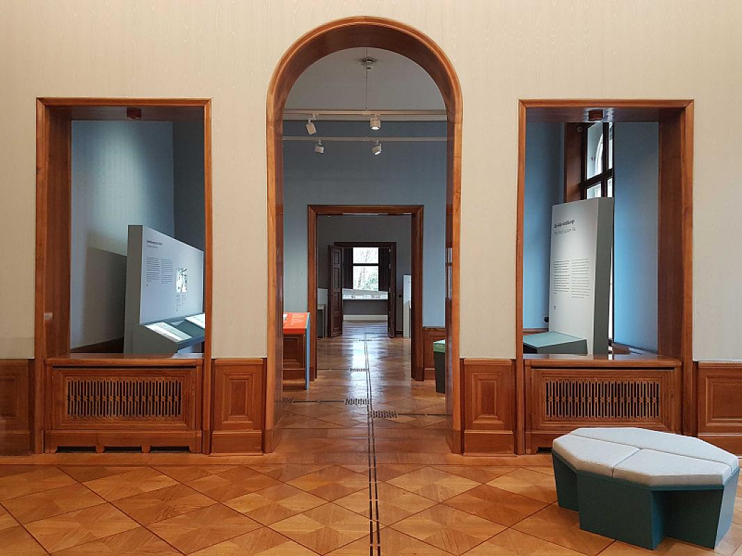 Berlin, 2020, Blick in die Dauerausstellung, Gedenkstätte Haus der Wannsee-Konferenz, Svea Hammerle