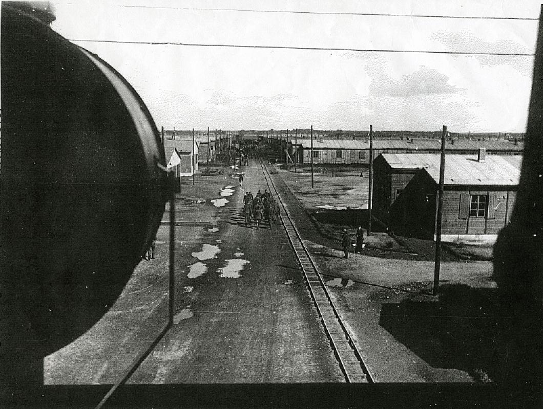 Sandbostel, August 1940, Das Kriegsgefangenenlager »Stalag X B«,  Panfoto, Günter Zint