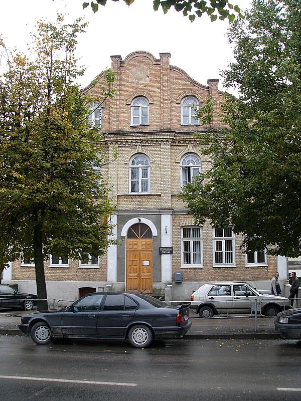 Panevėžys, 2005, Museum und Sitz der Jüdischen Gemeinde, Stiftung Denkmal, Nerijus Grigas