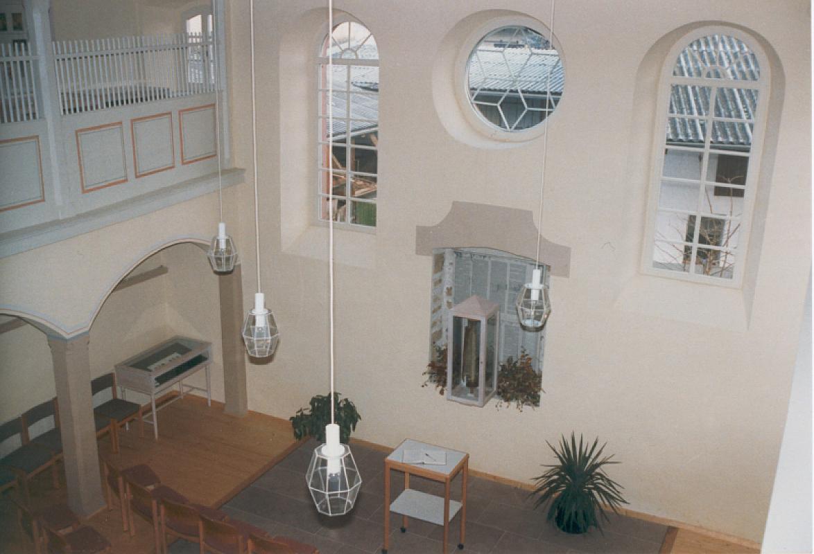 Wenkheim, o.D., Innenansicht der ehemaligen Synagoge, Klaus Reinhart