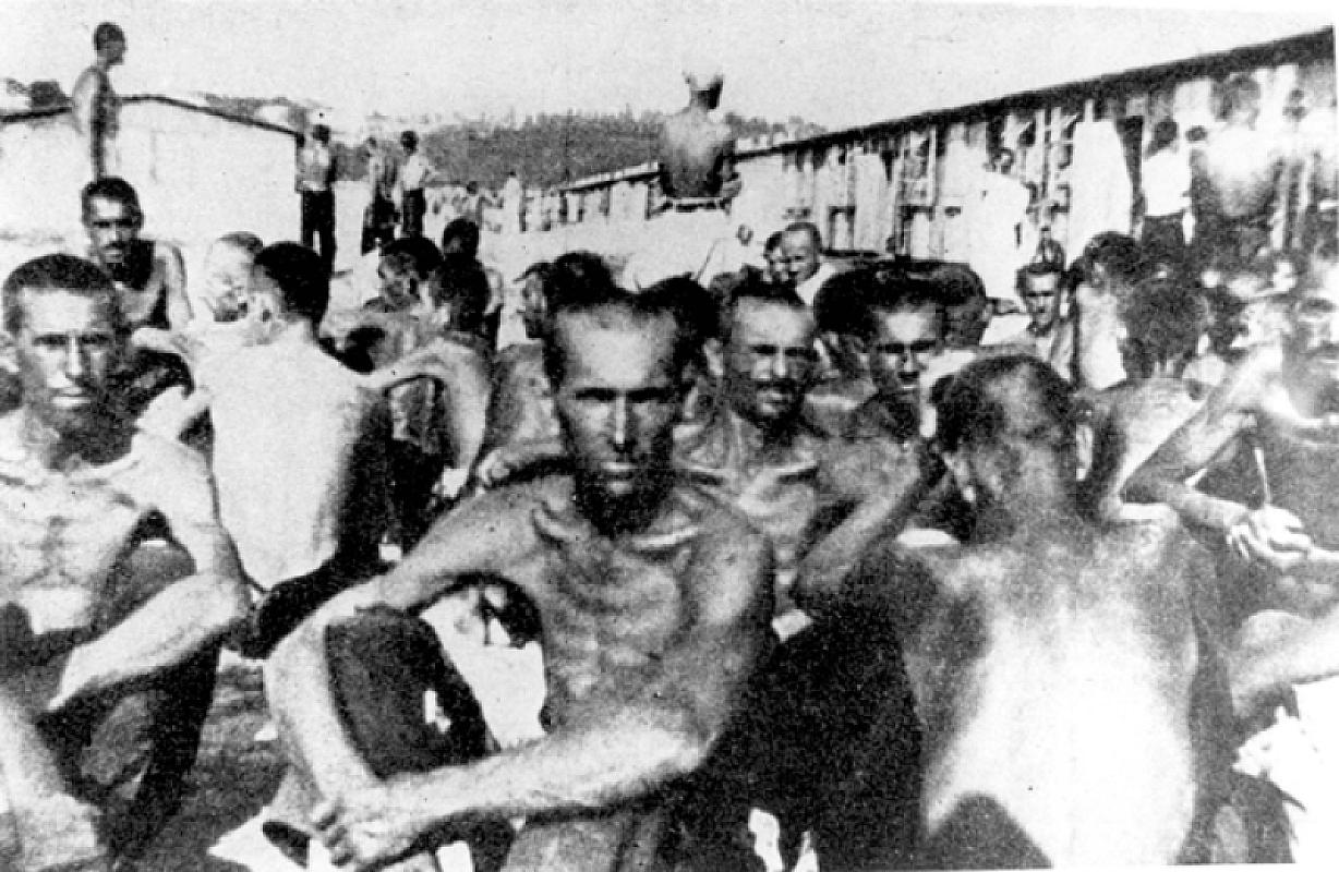 Belgrad, um 1942, Häftlinge des »Anhaltelagers Semlin«, Yad Vashem