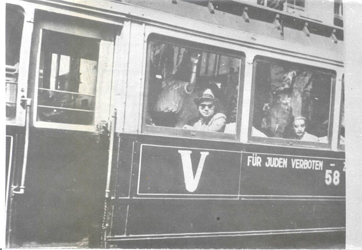 Belgrad, 1941, Straßenszene in der besetzten Stadt, Jevrejski istorijski muzej