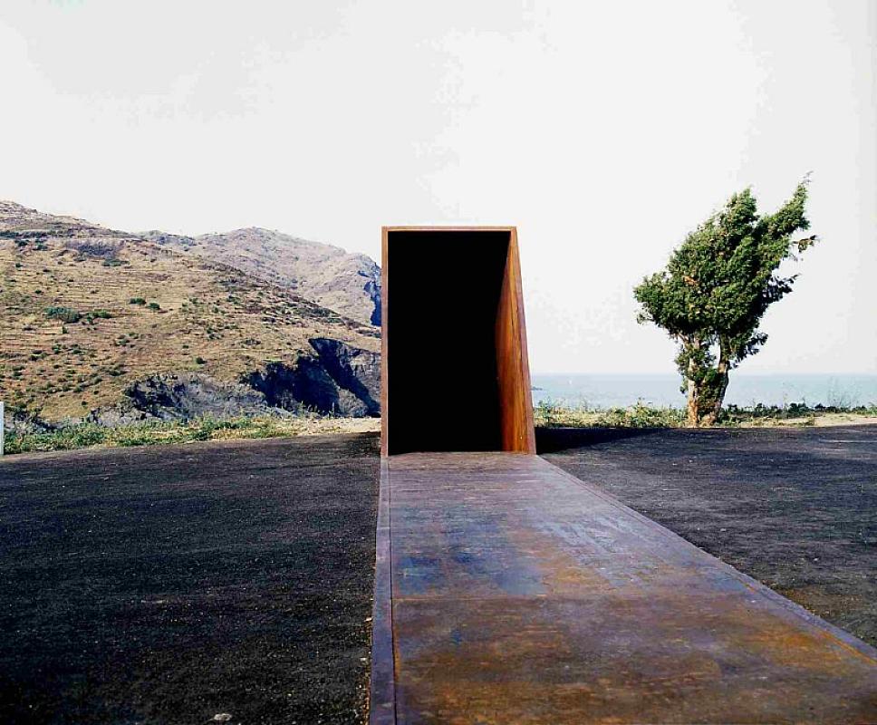 Portbou, 1995, Eingang zum Korridor, Frank Mihm