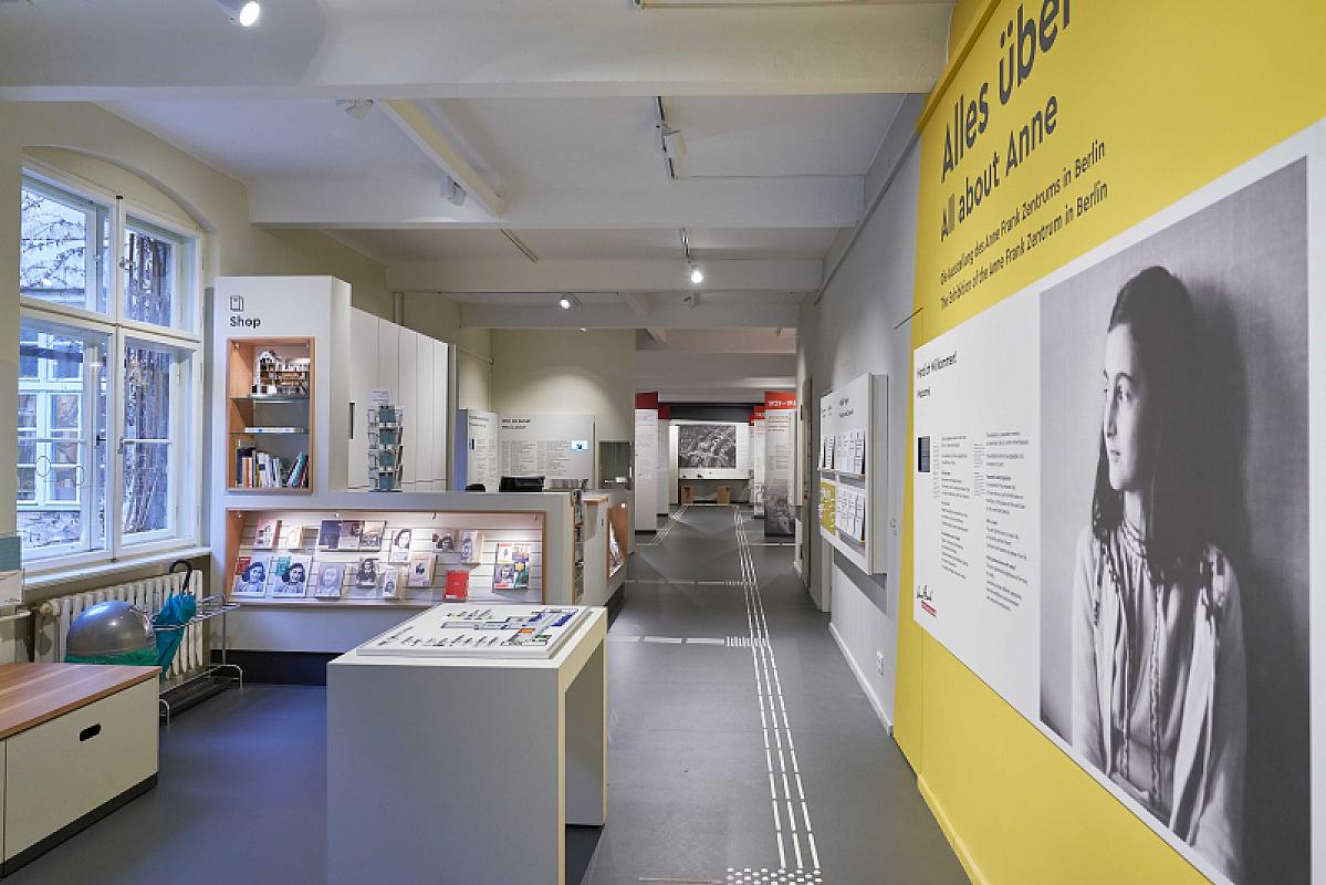 Berlin, 2018, Blick in die Ausstellung »Alles über Anne«, Anne Frank Zentrum, Gregor Zielke