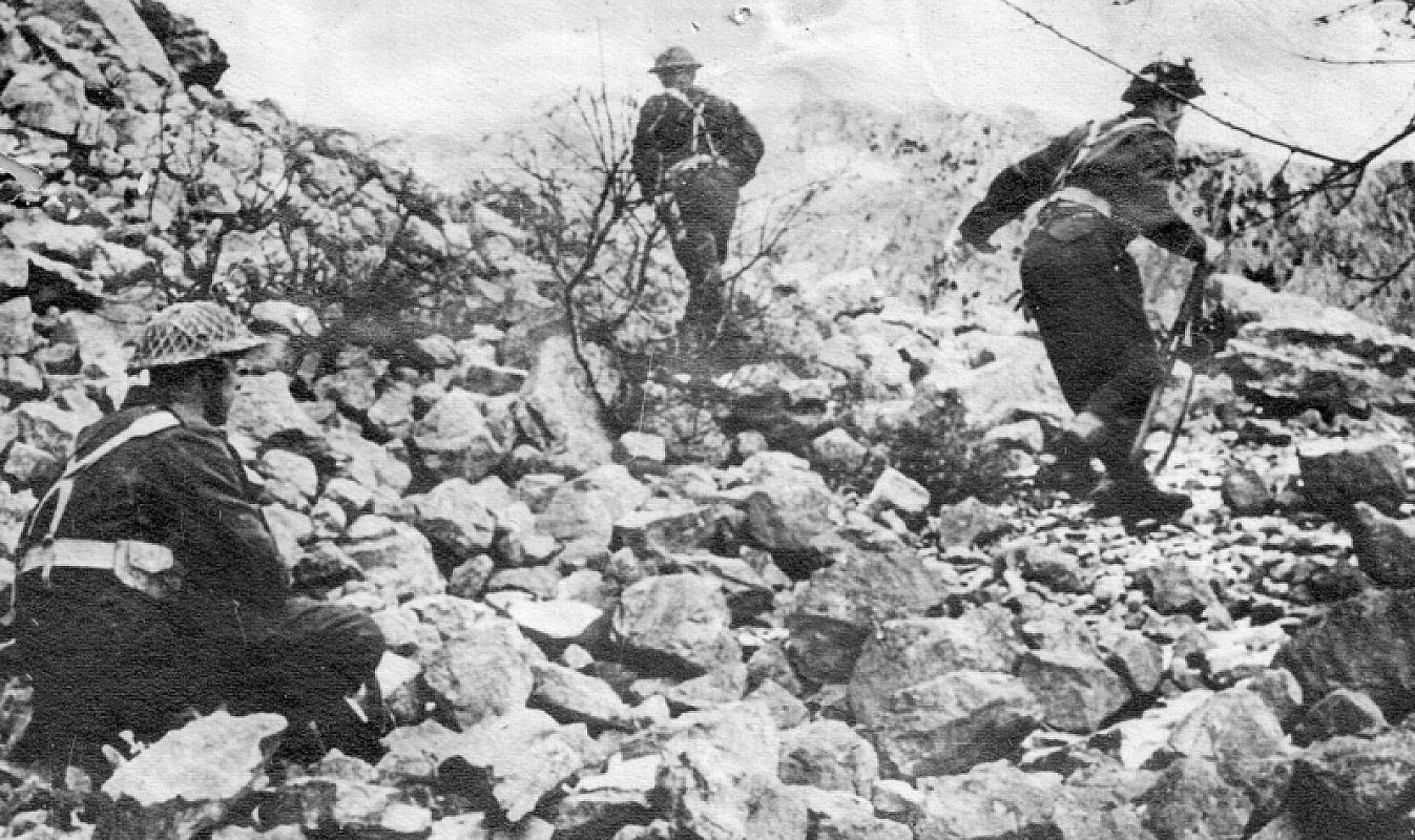 Montecassino, Mai 1944, Polnische Soldaten in der Schlacht, In: Melchior Wańkowicz: Bitwa o Monte Cassino, Rom 1947