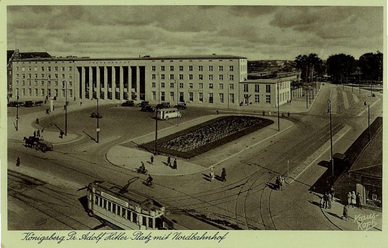 Königsberg, o.D., Der Platz vor dem Nordbahnhof in der Zeit des Nationalsozialismus, Stiftung Denkmal