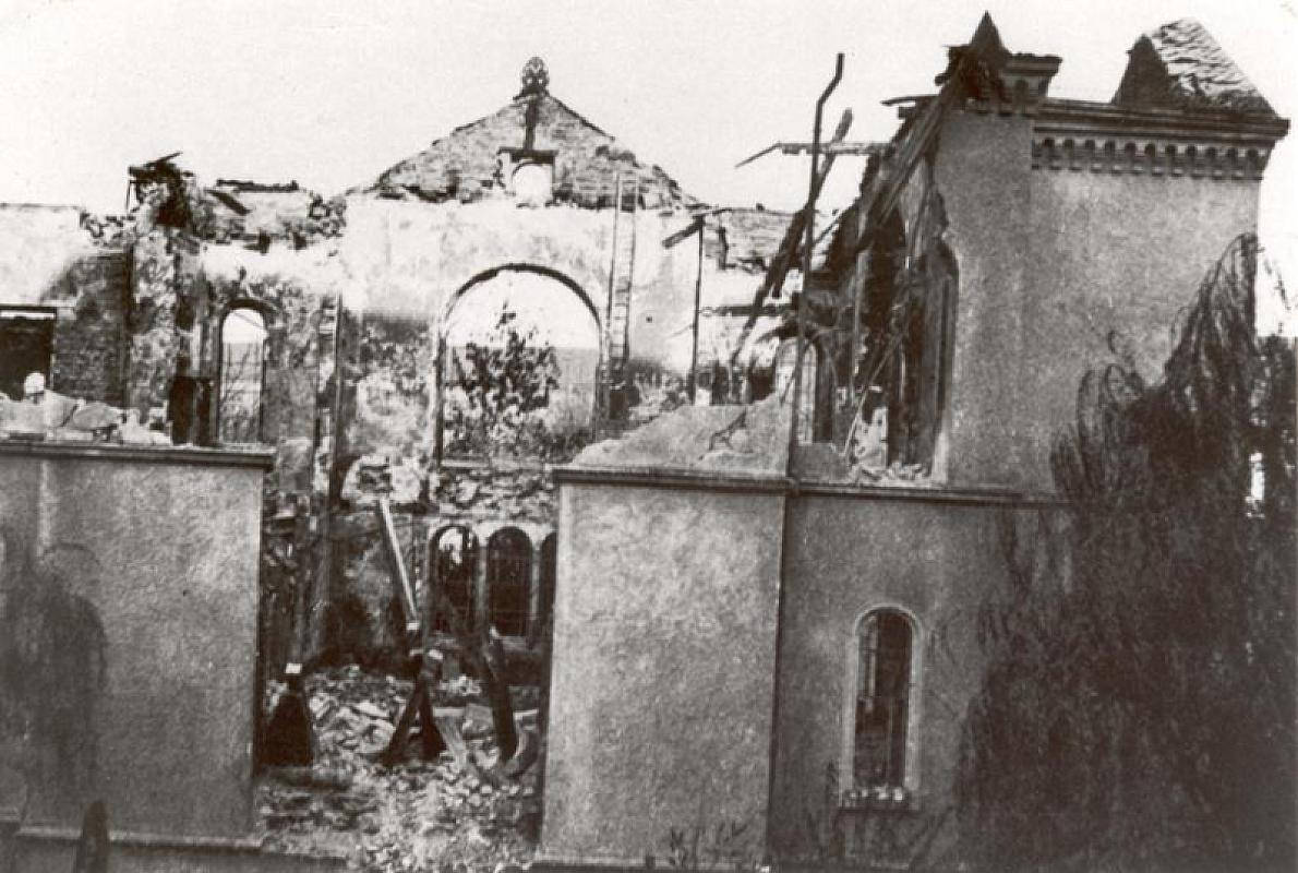 Freiburg, o.D., Zerstörte Synagoge, Stadtarchiv Freiburg
