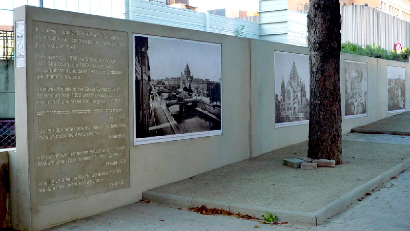 Straßburg, 2012, Erinnerungszeichen für die Alte Synagoge, Claude Truong-Ngoc/Wikimédia Commons