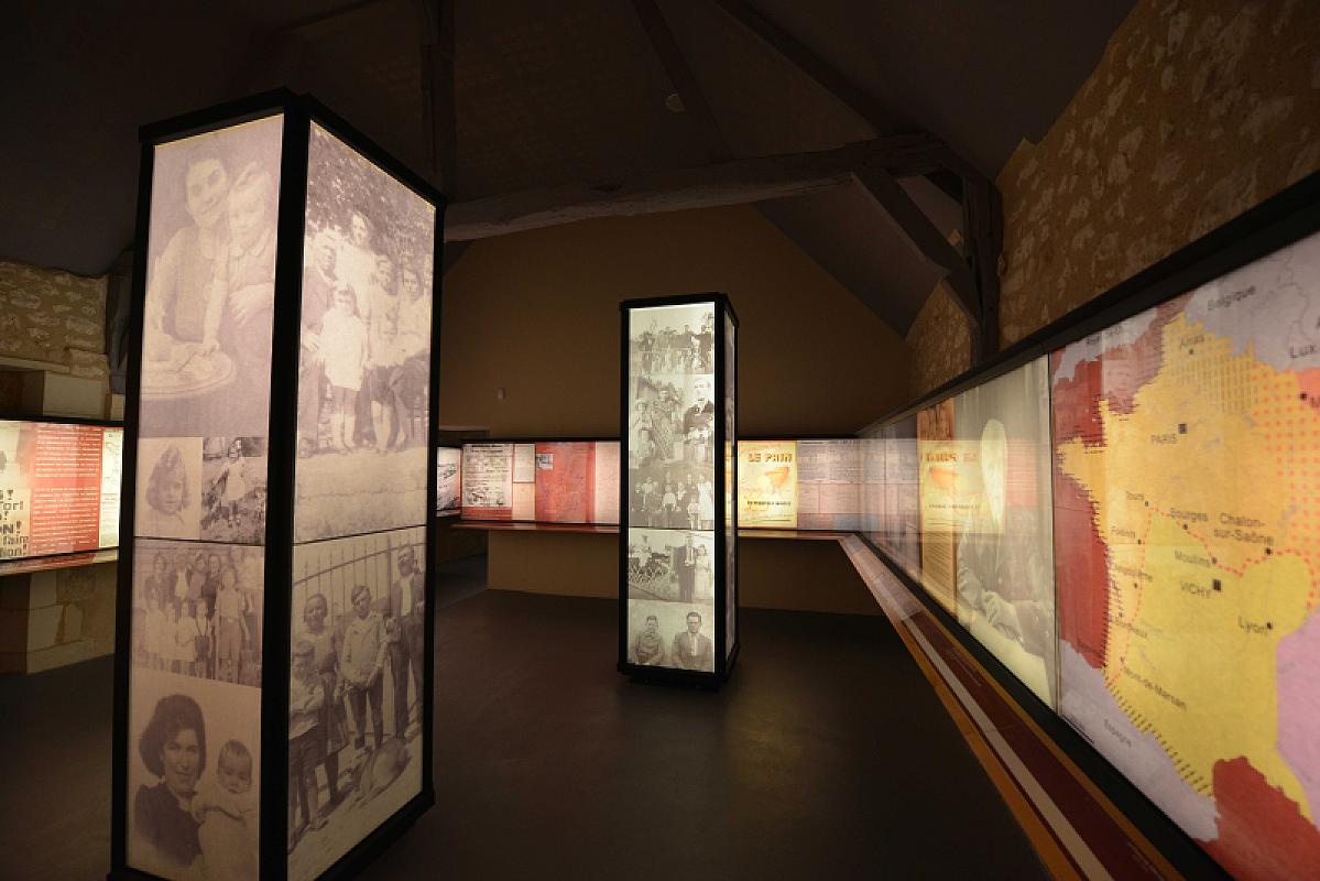 Maillé, 2014, Ausstellung im Haus der Erinnerung, Maison du Souvenir