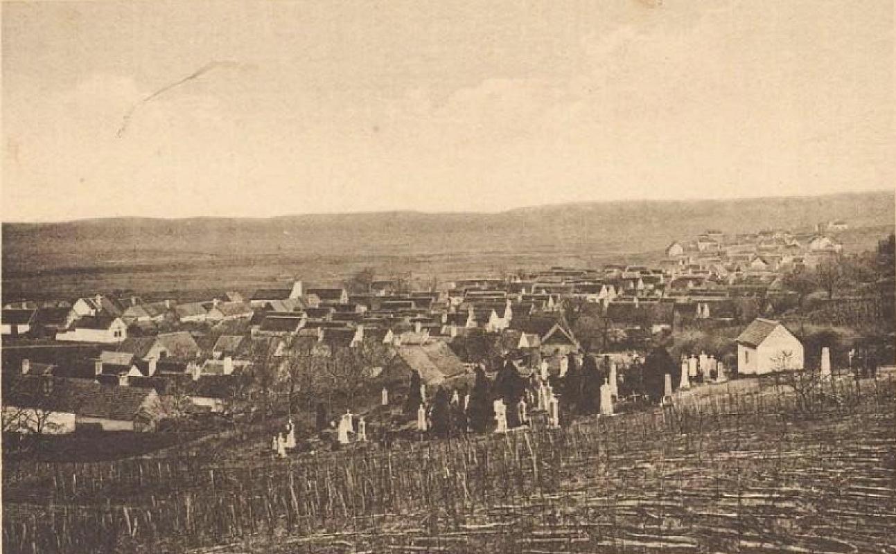 Balf, um 1940, Ansicht des Dorfes, Győri megyei könyvtár