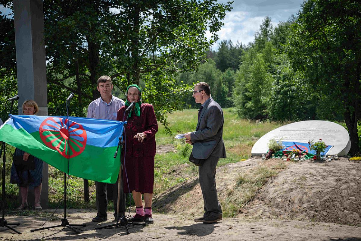 Kalynivka, 2019, Einweihung des Denkmals für die ermordeten Roma, Stiftung Denkmal, Anna Voitenko
