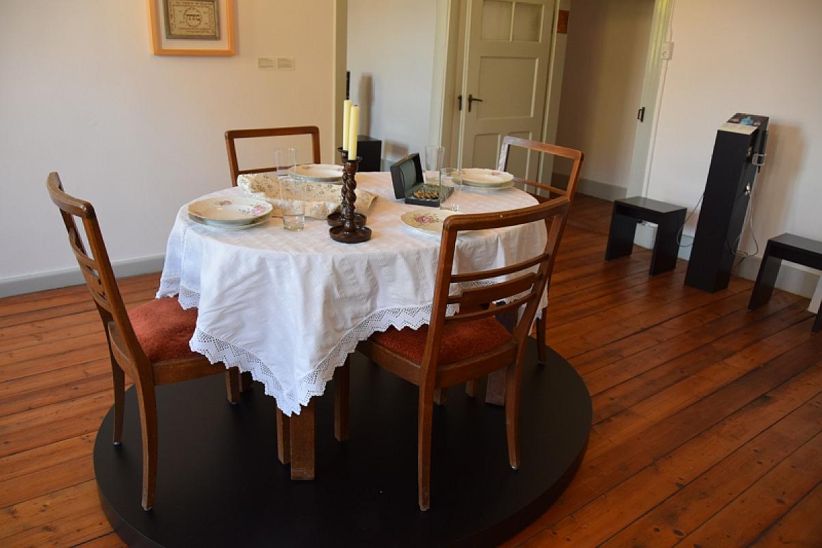 Breisach, 2019, Blick in die Dauerausstellung »Jüdisches Leben in Breisach 1931«, Gedenk- und Bildungsstätte das Blaue Haus