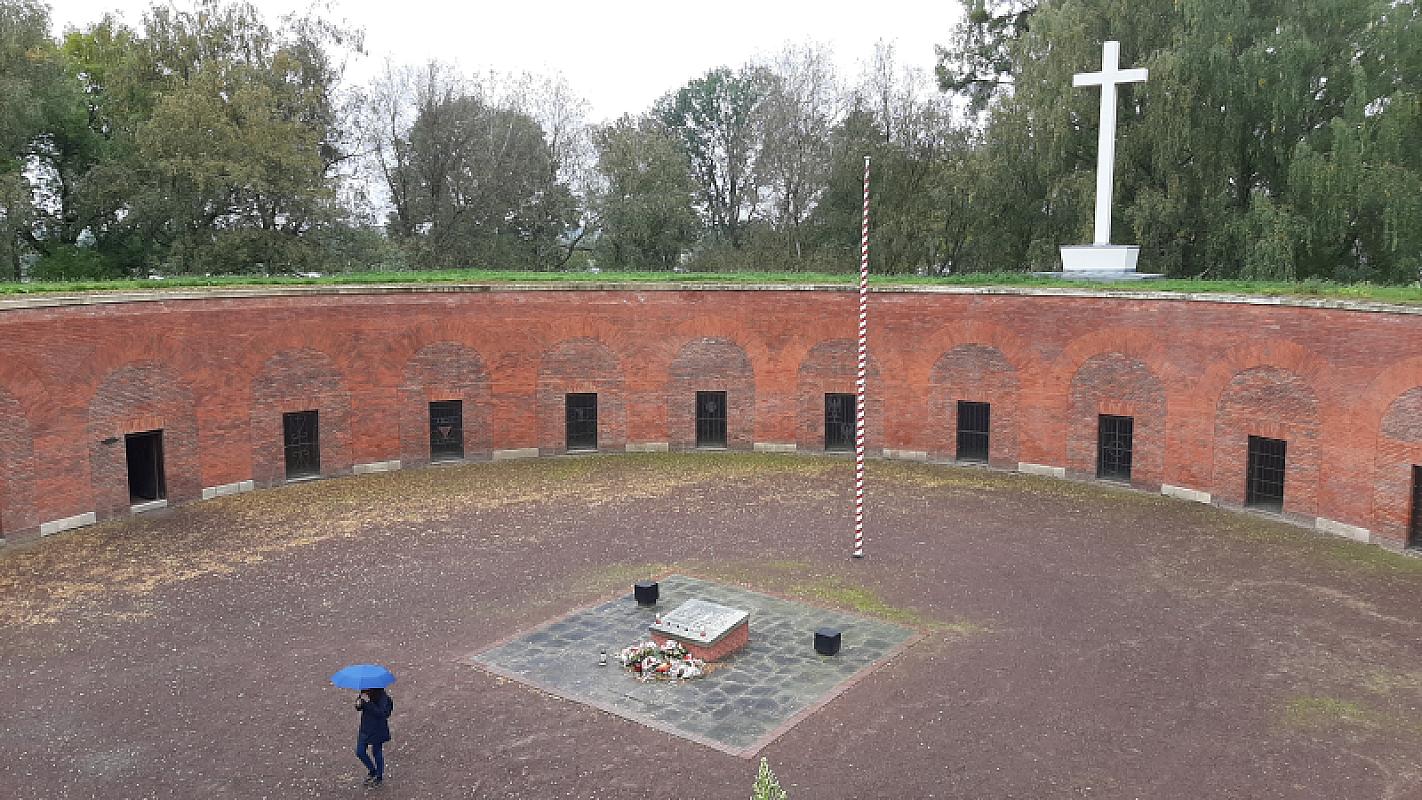 Zamość, 2021, Innenansicht der Rotunde, Stiftung Denkmal