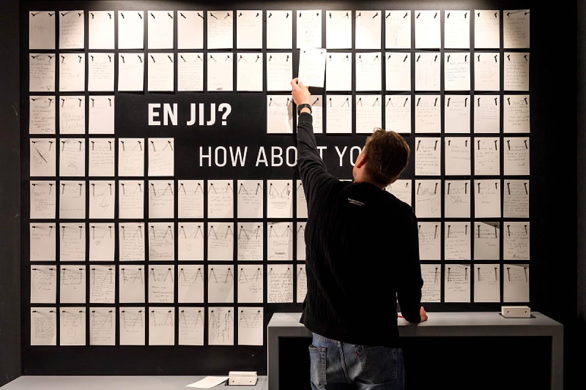 Amsterdam, 2022, Blick in die neue Dauerausstellung, Verzetsmuseum Amsterdam