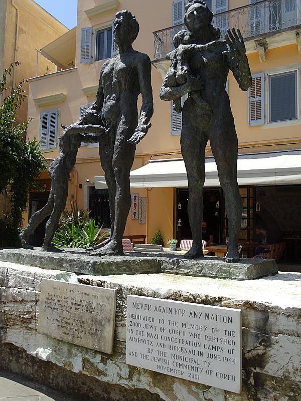 Korfu, 2018, Denkmal für die ermordeten Juden Korfus, Adam Jones / Wikimedia Commons