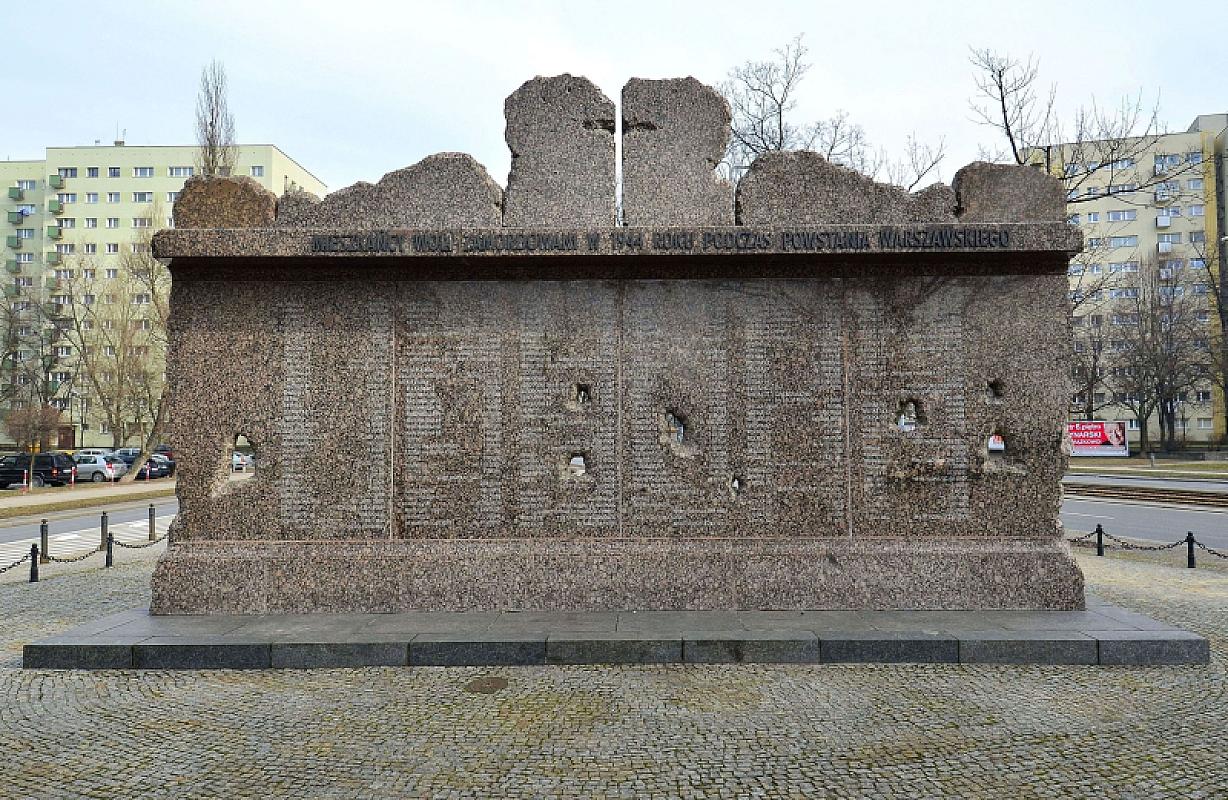Warschau, 2015, Die Rückseite des Denkmals, Wikimedia Commons / Adrian Grycuk