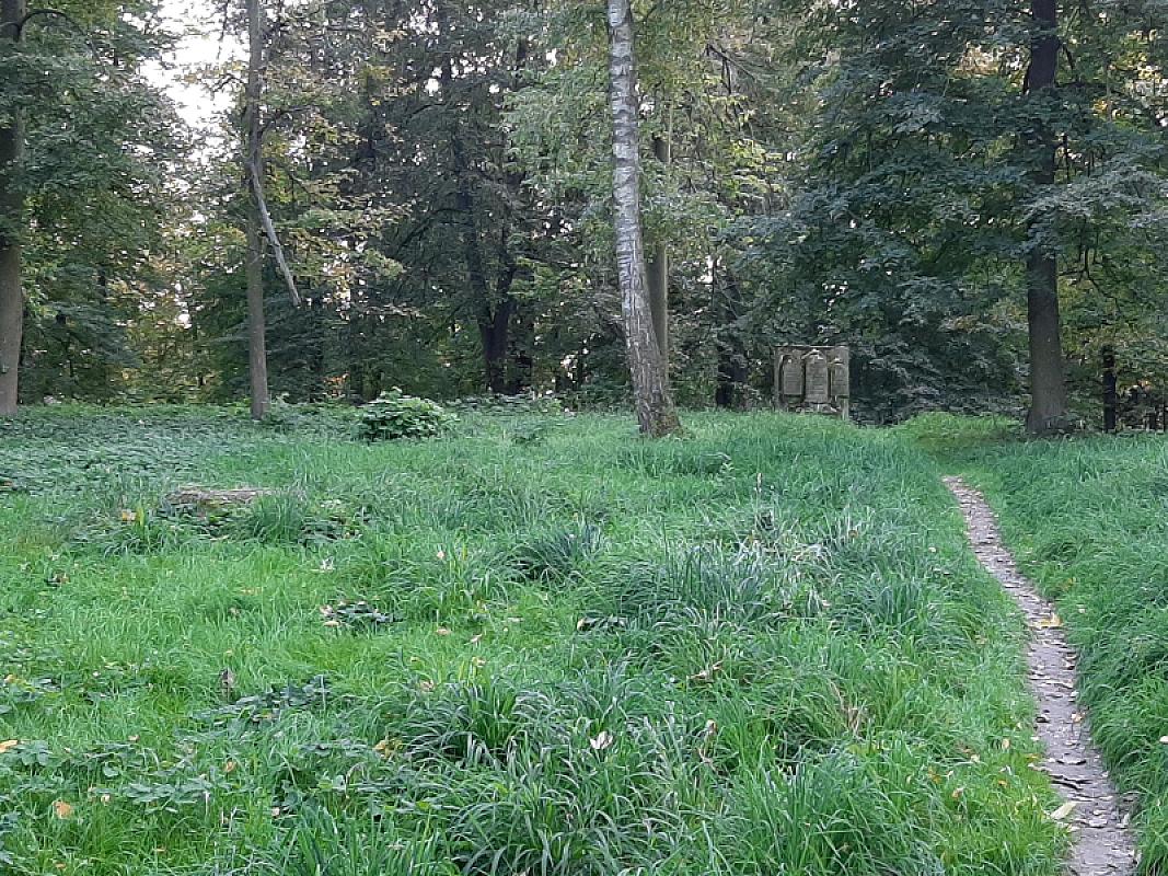 Szczebrzeszyn, 2021, Auf dem jüdischen Friedhof, Stiftung Denkmal
