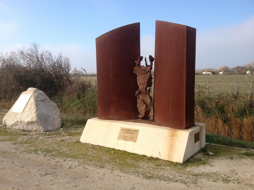 Saliers, 2024, View of the Memorial for Saliers Camp, Thomas Klinkenberg