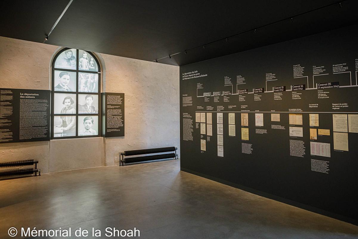 Pithiviers, 2024, View of the permanent exhibition 3, Nadia Haddad / Mémorial de la Shoah