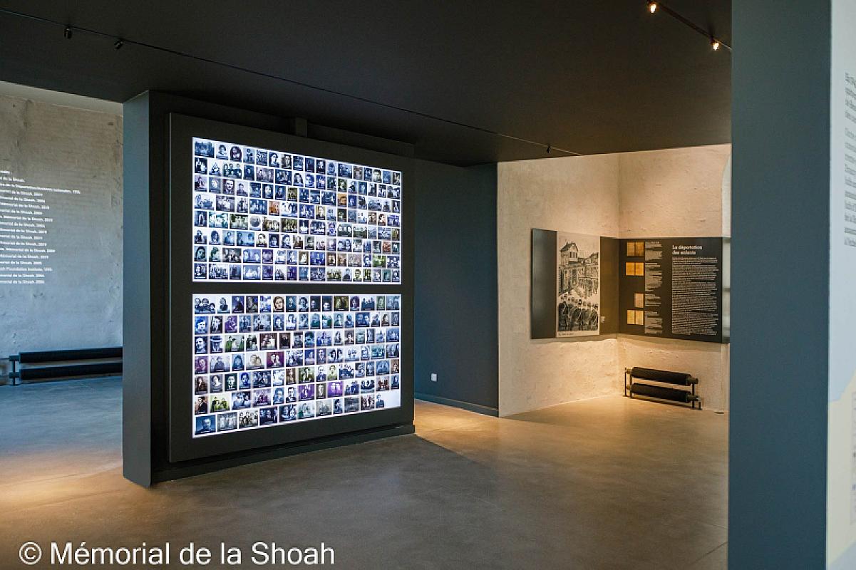 Pithiviers, 2024, View of the permanent exhibition 1, Nadia Haddad / Mémorial de la Shoah