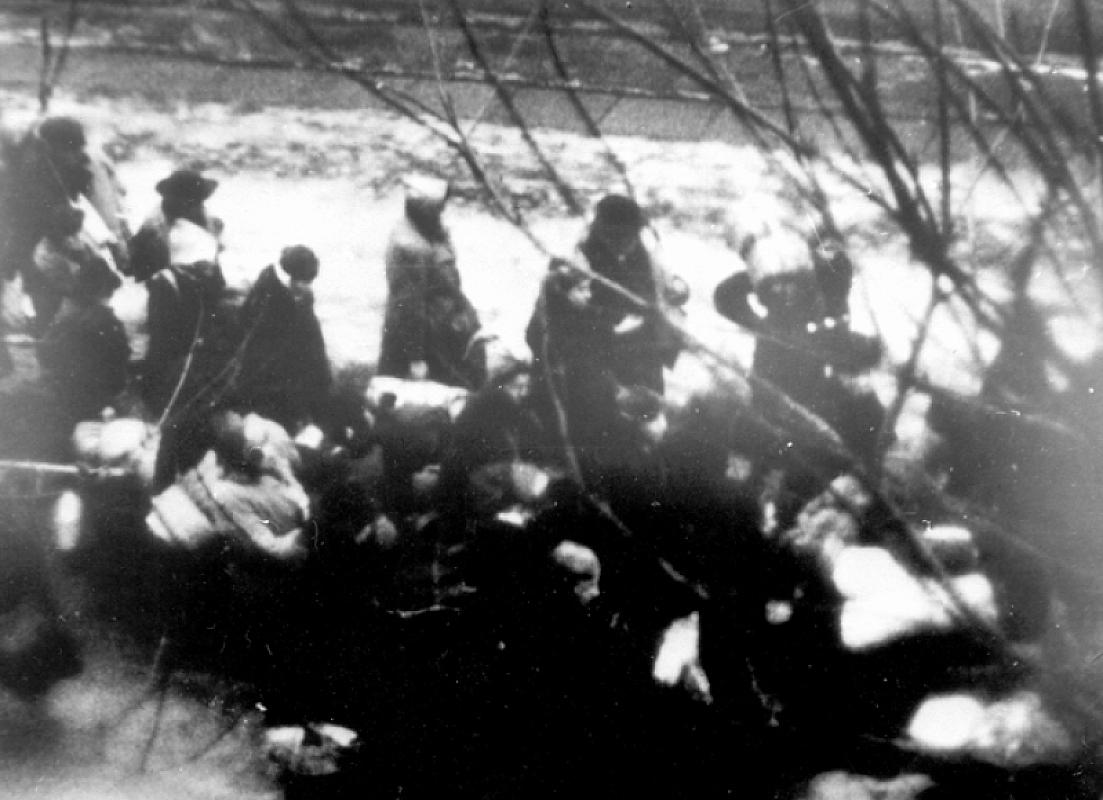 Riga, late 1941, Deportation of Latvian Jews to Rumbula Forest, Muzejs »Ebreji Latvijā«