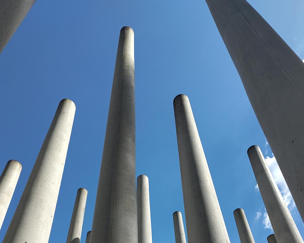Wald von Spengawsken, 2026, Detailansicht des neuen Denkmals, Stiftung Denkmal