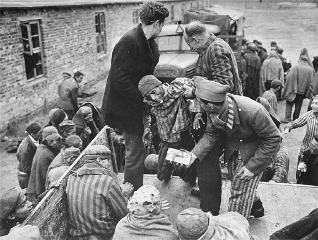 Wöbbelin, Spring 1945, Survivors shortly after the liberation of the camp by the US Army, USHMM