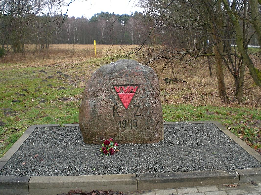 Wöbbelin, 2006, Memorial stone at the site of the former camp, Mahn- und Gedenkstätten Wöbbelin
